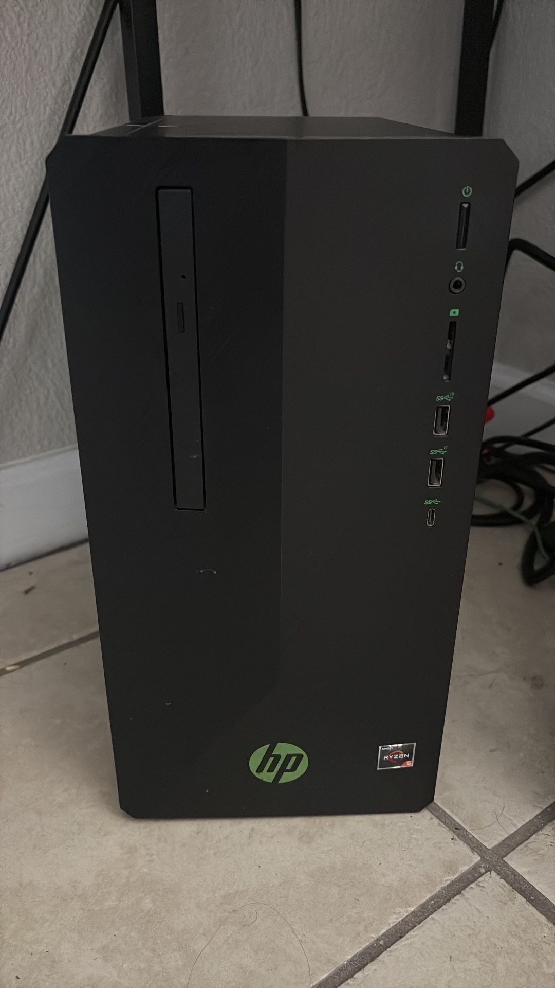 hp gaming monitor and pc