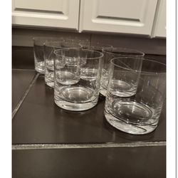 7 Short Rock Glasses 