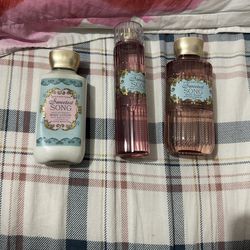 Bath & Body Works Sweetest Song Body Lotion/ Fine Fragrance Mist/ Body wash