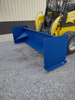 8ft Skidsteer Snow Pusher Blade 