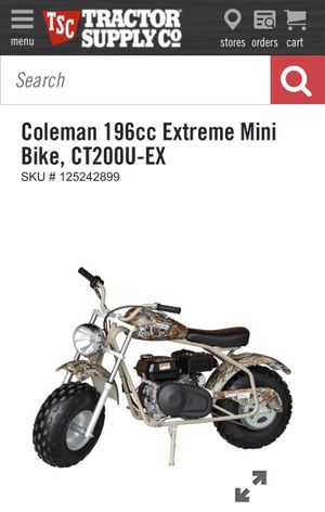 2017 Coleman Ct 200uex Minibike For Sale In Northfield Oh Offerup