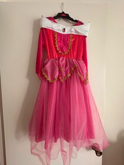 Princess Aurora Dress Size 130 Pink Disney Costume Halloween