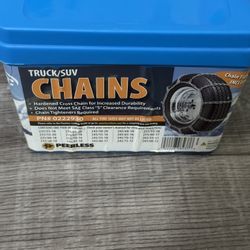 Peerless 0222930 Tire chains with Rubber Tighteners, 1 Pair