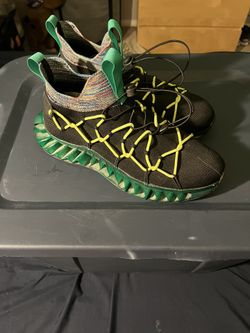 Green & Black Shoes