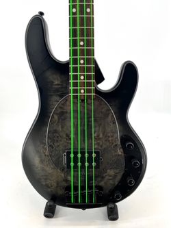 Sterling By Music Man StingRay RAY34PB 2014-2015 - Trans Black Satin w/ Spector Padded Gig Bag