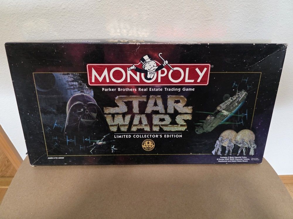 Monopoly 1997 Star Wars Monopoly Limited Collector'S 20th Anniversary Edition