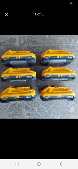 Dewalt battery 4ah new EACH ONE