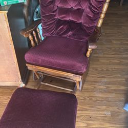 Rocking chair and stool set