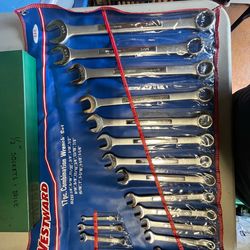 Westward 17 pc. Combination Wrench set