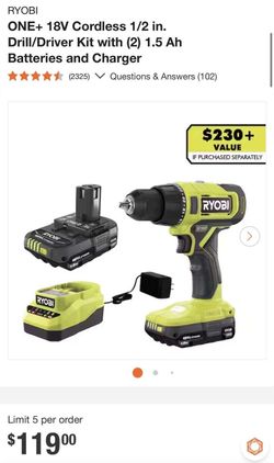 Ryobi cordless drill