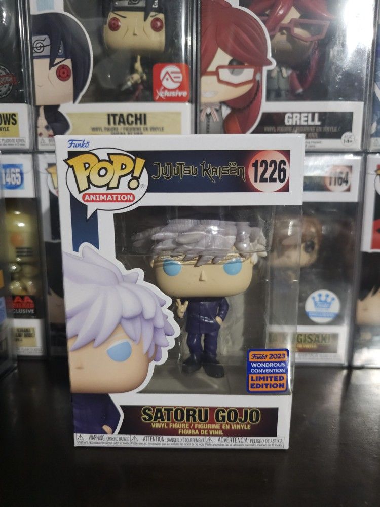 Funko Pop Satoro Gojo Wonder Con Shared Exclusive