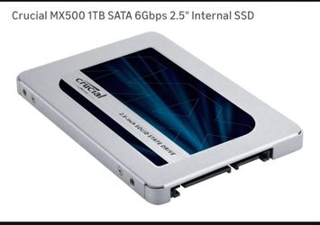 Crucial MX500 1TB SATA 6Gbps 2.5" Internal SSD__EXCELLENT __