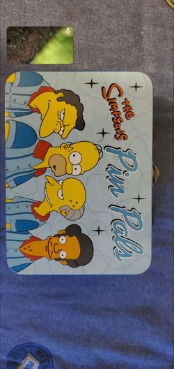 The Simpsons Pin Pals Tin Box