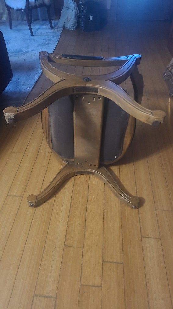Vintage Solid Wooden Accent Chair