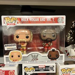 Wwe Hulk Hogan and Mr T Funko Pop 