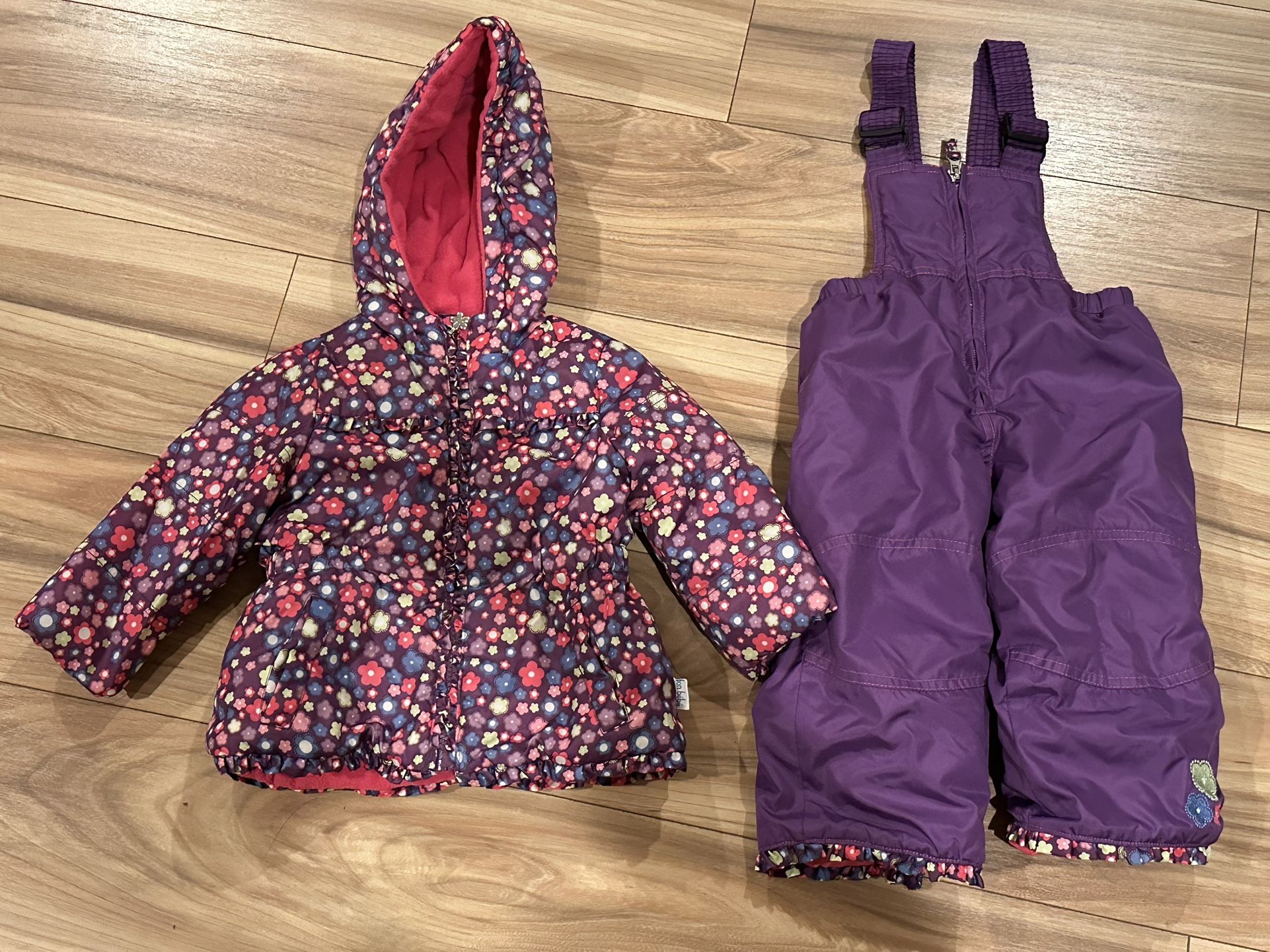 Girls’ Winter Ski Outfit Snow Suit & Jacket