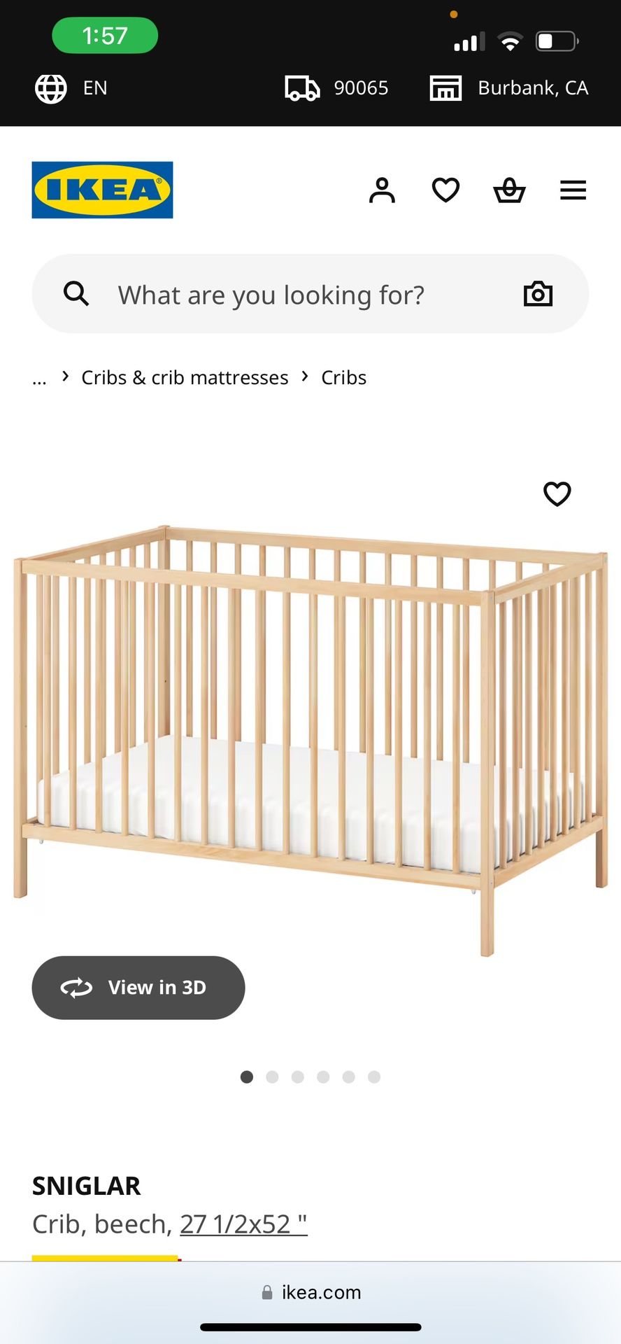IKEA Baby Crib