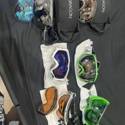 Snow Goggles And Gloves
