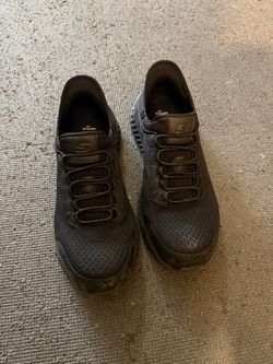 Steel toe slip on Sketchers