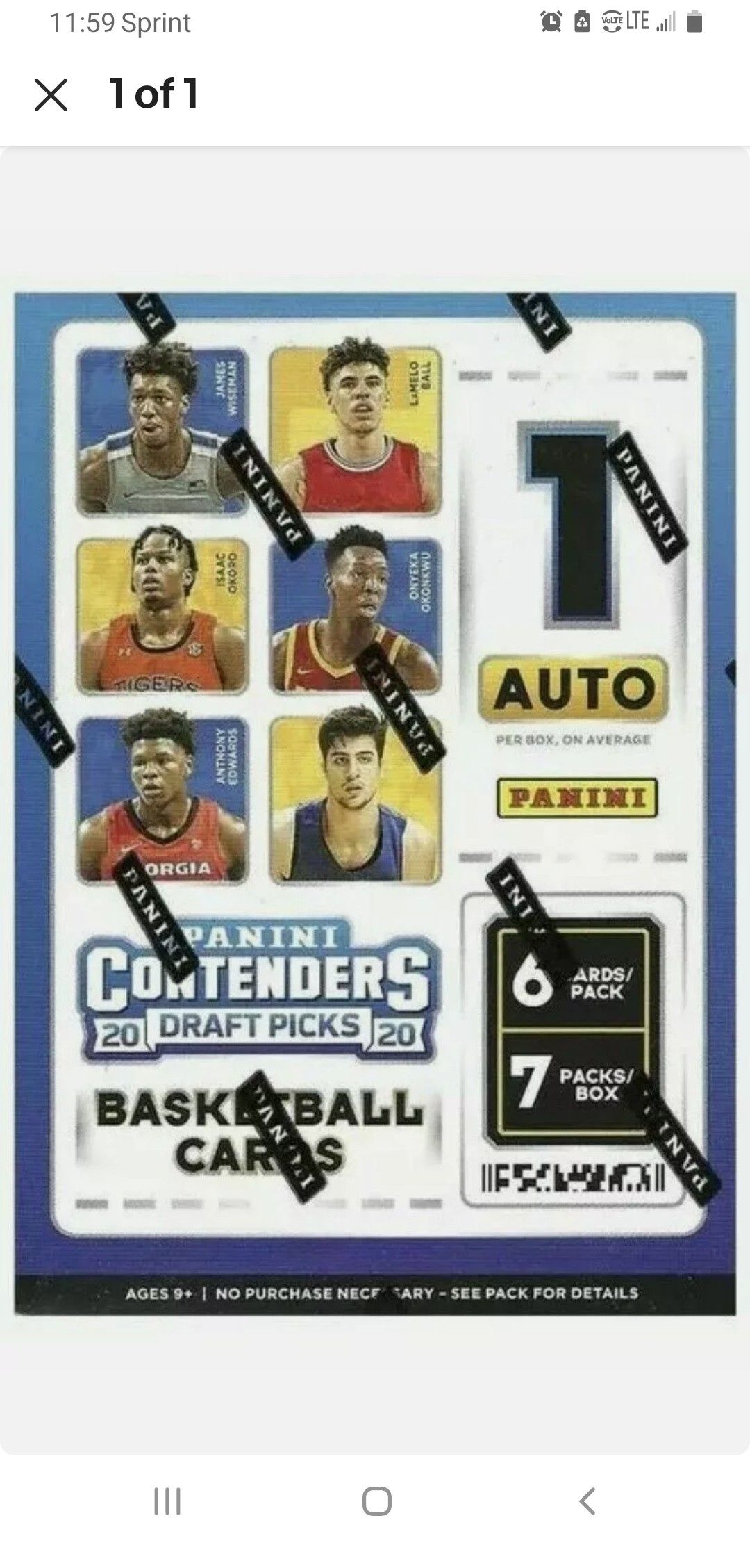 2020-2021 panini contenders Draft Picks Basketball blaster Box 1 Auto NBA  for Sale in Elkins Park, PA - OfferUp