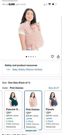 KeaBabies Wrap Baby Carrier