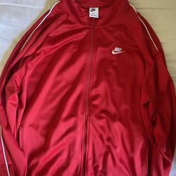 Men’s Red Nike Track Jacket 