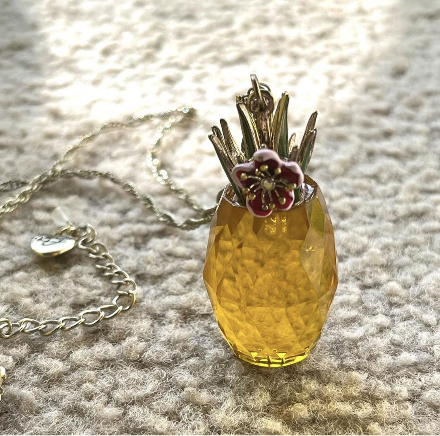 Vintage Pineapple Necklace