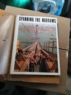 Vintage Book Spanning The Narrows Signed Dedication 