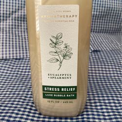 Bath And Body Works Stress Relief Bubble Bath 