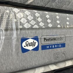 King Size Sealy Hybrid Médium Firm (adjustable Friendly)