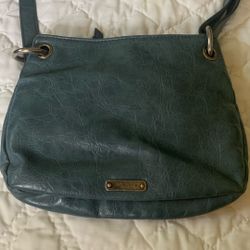 Nine West Blue Leather Handbag