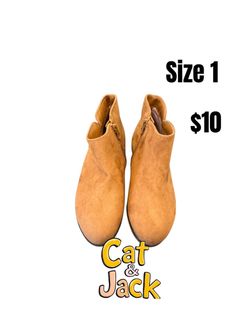 Cat & Jack Kids Ankle Boots Size 1 new no tag 💖💖042426 M19