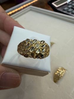 10k Gold Nugget Ring