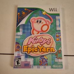 Wii Kirby Epic Yarn 