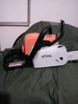 Once used climber chainsaw