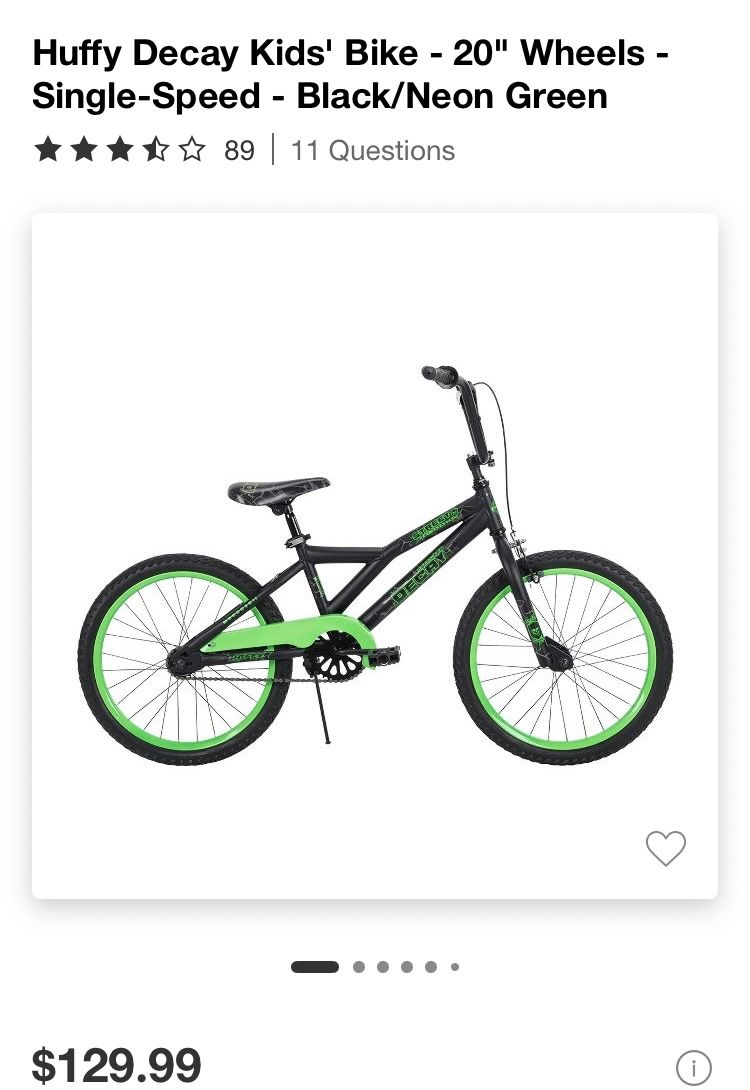 Huffy Decay Kids Bike
