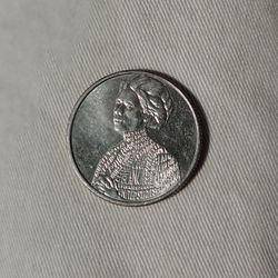 Federal Treasury Error Coin "In Cod We Trust" -Misprint. No Background Engraving Error On The "Tail Side Of Quarter"