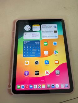iPad 10th gen silver 256GB w/ pencil & case