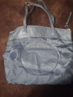 Grey Coach purse authentic