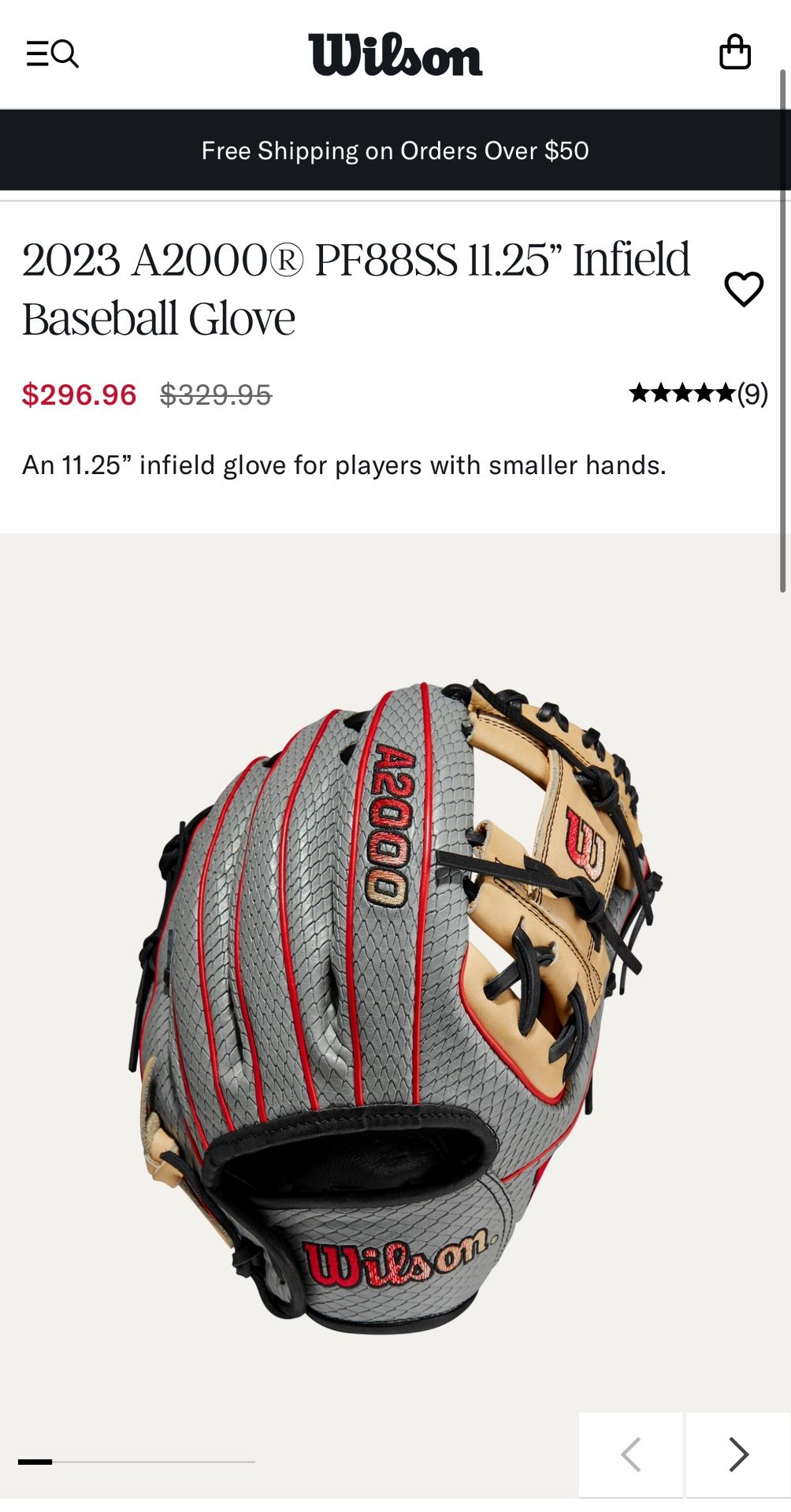 2023 A2000 11.25 Baseball Glove