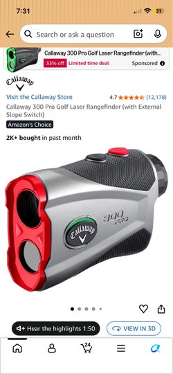 Callaway 300 pro rangefinder