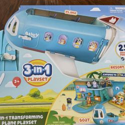 Bluey Plane Playset 