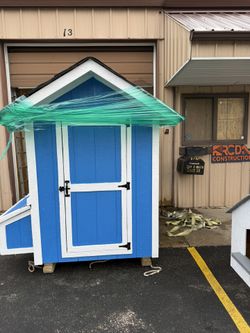 Custom 4x6 LP Gable Roof Chicken Coop 