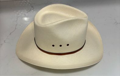 Resistol 4X Genuine Shantung Panama "Self-Conforming" straw cowboy hat (size 7)