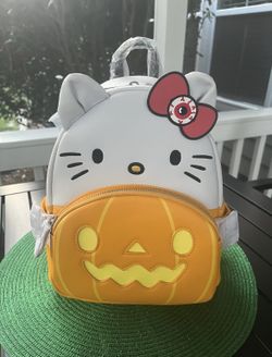 Loungefly Hello Kitty Halloween Pumpkin Backpack 
