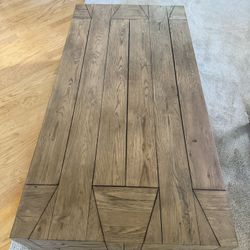 Quince Reclaimed Oak Waterfall Coffee Table