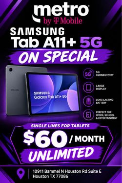Samsung Tab A11+ on Special