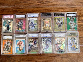 Non PSA Graded sports Card Lot of 28 slabs