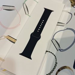 Brand New Black Sport Band Apple Watch 45 mm Size M/L