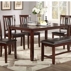 6 PC DINING SET NEW IN BOX FINNANCY AVAILABLE ☎️ 1714586,2564